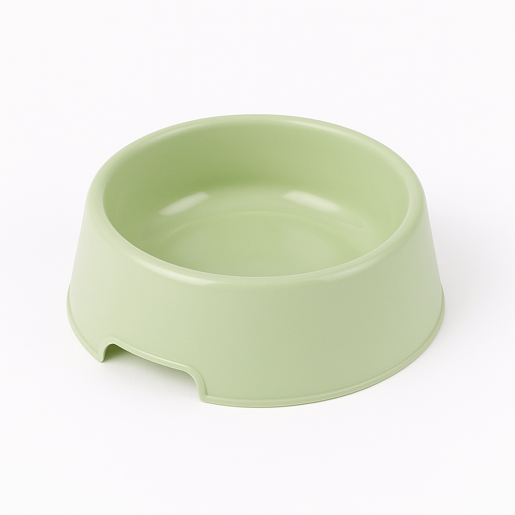Basic Plast Skål - Praktisk Mat/Vattenskål