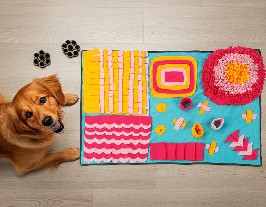 Aktivitetsmatta Hund - Hundträning för Mental Stimulans - Snufflematta