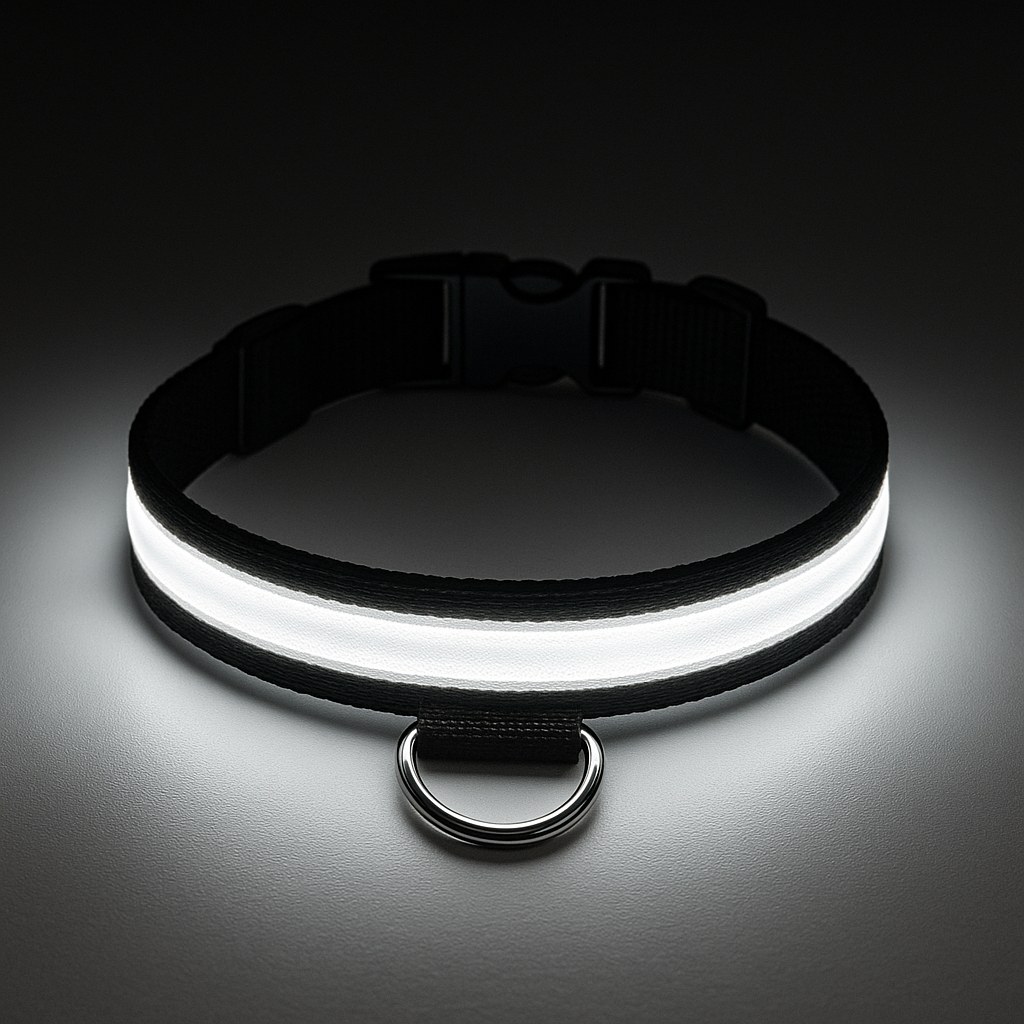 Uppladdningsbart LED Hundhalsband - säkerhet och stil