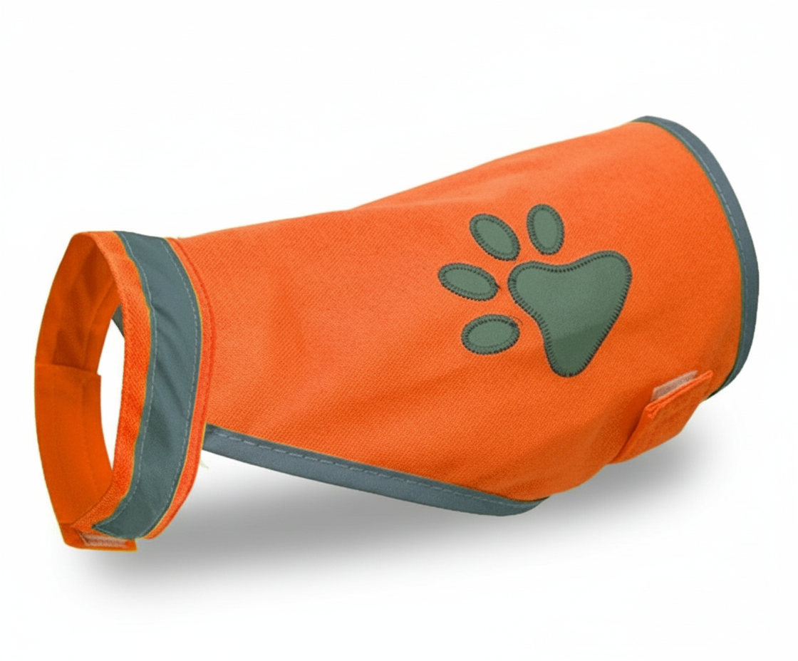 Reflexväst hund – Compact, Reflextäcke för Maximal Synlighet i Mörker | Lätt, Justerbar & Högreflekterande