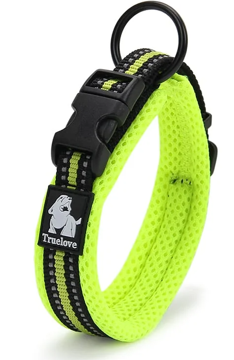 Hundhalsband – Active | Justerbart Hundhalsband med Reflex - Mjukt & Bekvämt