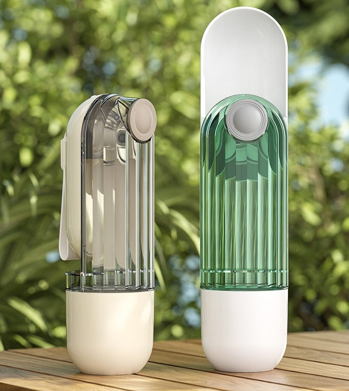 đŸ 2-i-1 Vatten- och MatskĂ„l för Hundar â Portabel Flaska med Smart Design för Promenader & Resor đ¶