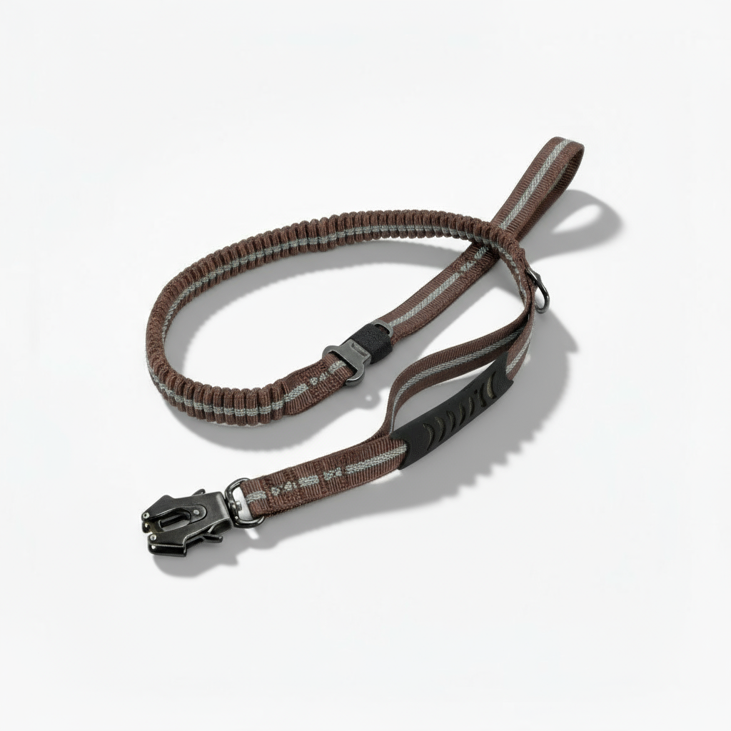 Hundkoppel - Stöt absorberande & Reflekterande med Quick Release