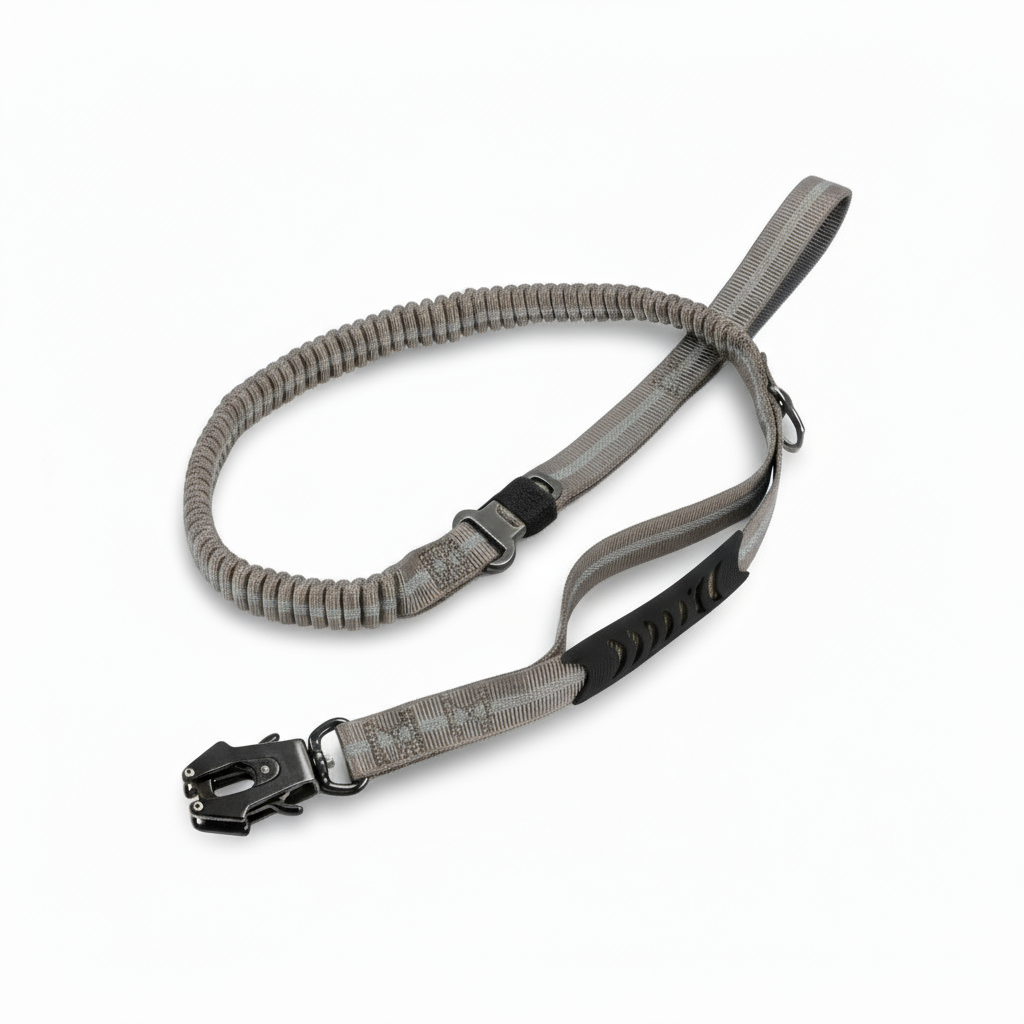 Hundkoppel - Stöt absorberande & Reflekterande med Quick Release