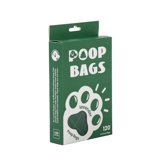 Hundbajspåsar med handtag – Lavendeldoft, Extra Starka & Miljövänliga 120 st