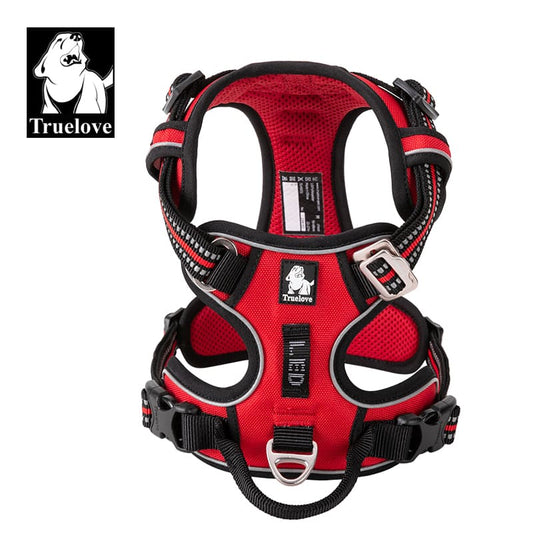 Premium Hundsele - Anti-Drag, Ergonomisk med Reflex & Handtag