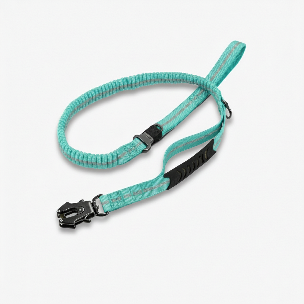 Hundkoppel - Stöt absorberande & Reflekterande med Quick Release