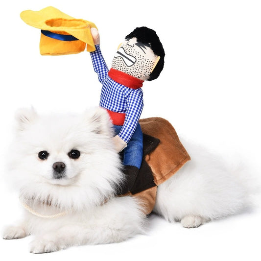 Halloween Hundkostym – Justerbar Cosplay Dräkt för Hundar