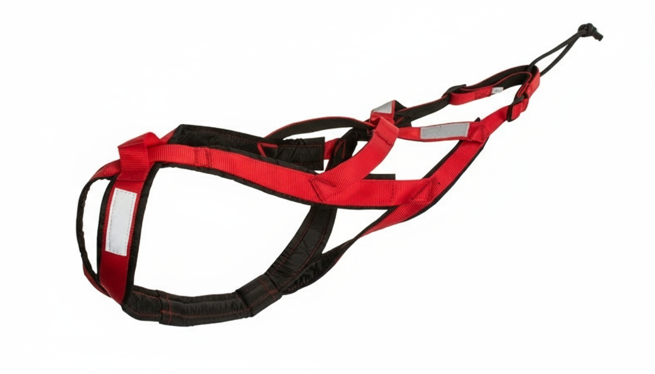 Dragsele hund – Robust hunddragsele i nylon, justerbar X-back design för medel & stora hundar