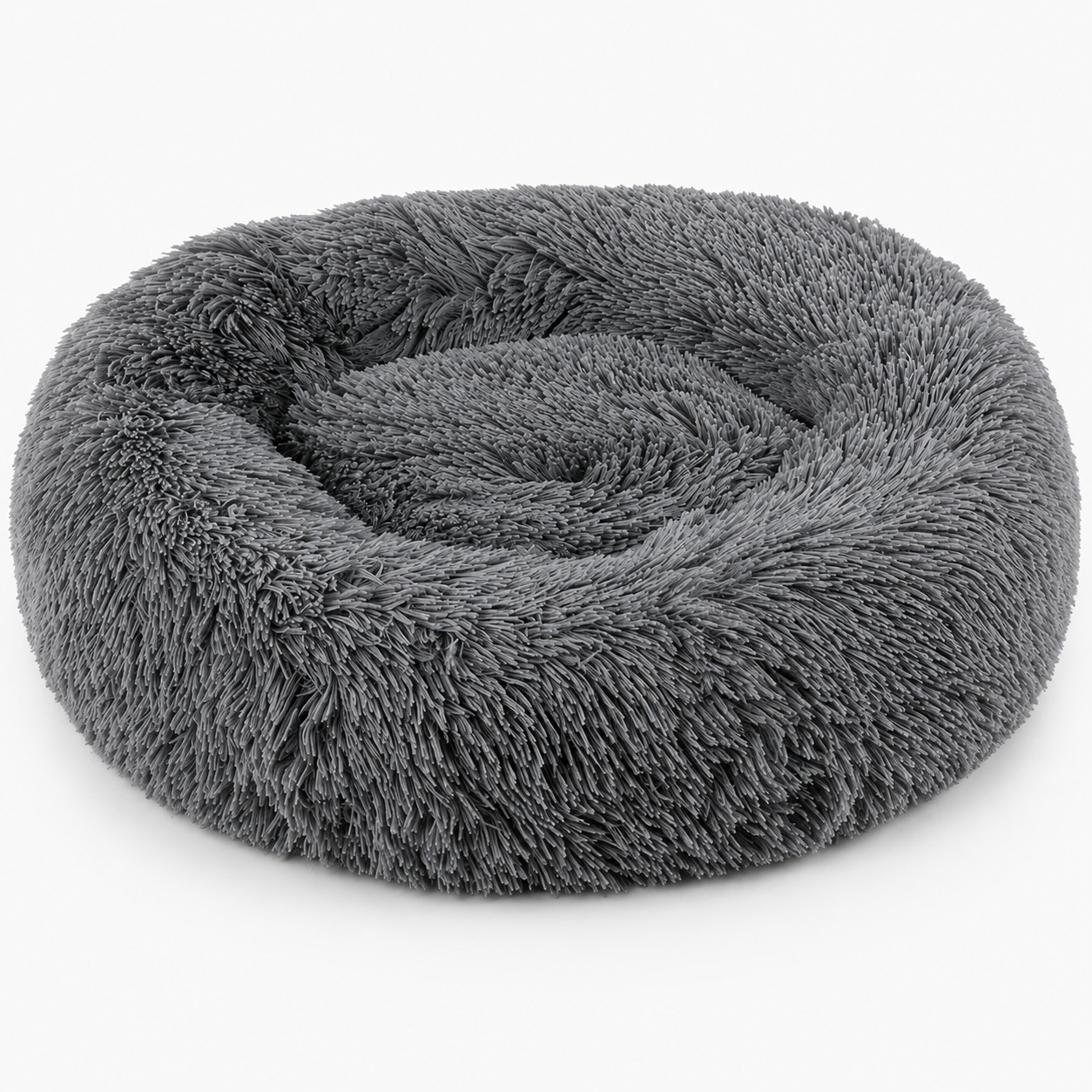 Fluffig Hundbädd – Rund & Mjuk Donutbädd för Hund