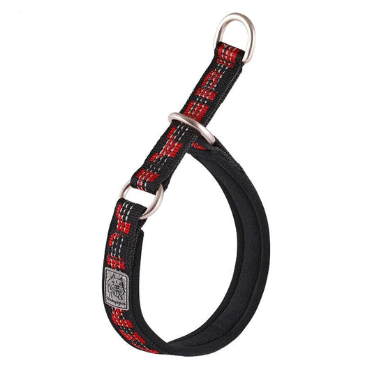 Hundhalsband halvstryp - vadderat martingale (Reflex)