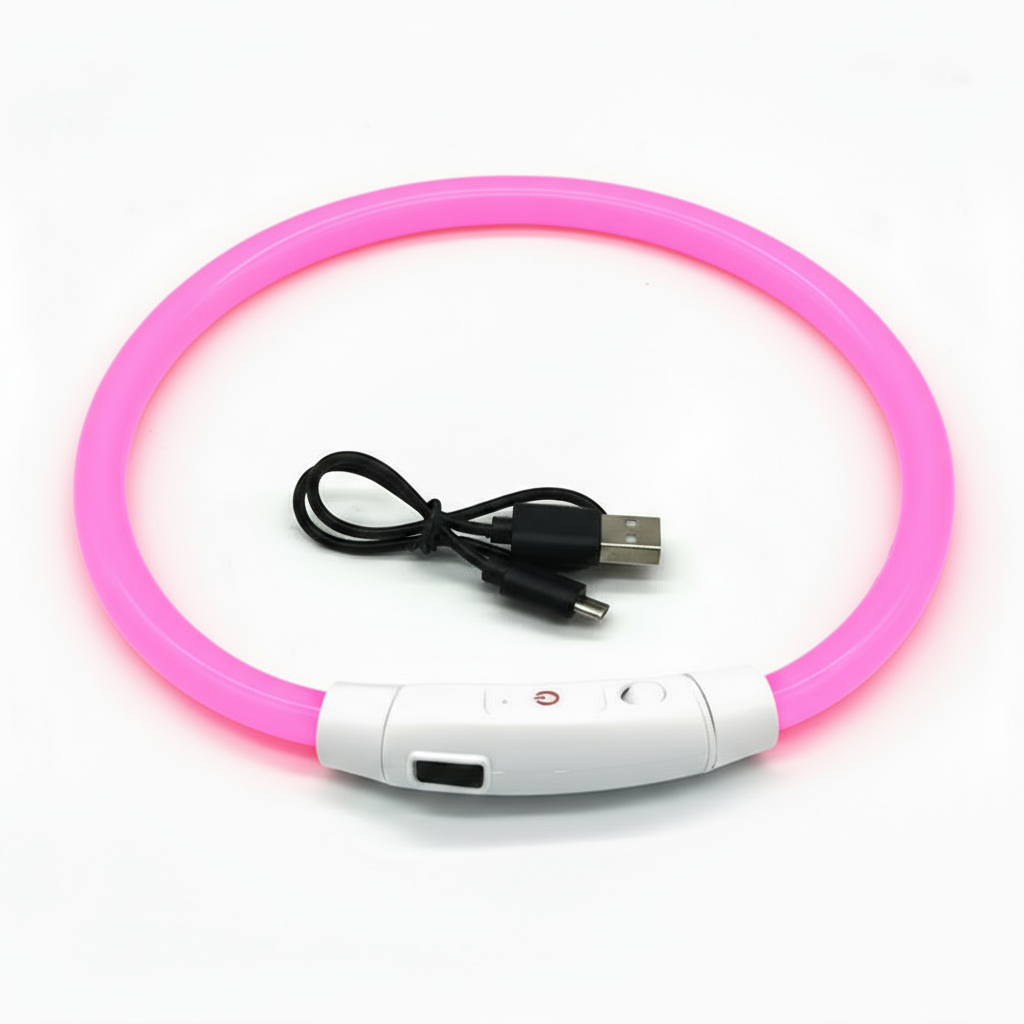Halsband LED Hund - Blinkande Hundhalsband