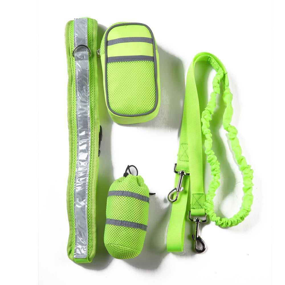 Midjekoppel Hund – Active | Handsfree Löparbälte med Bungee & Förvaring