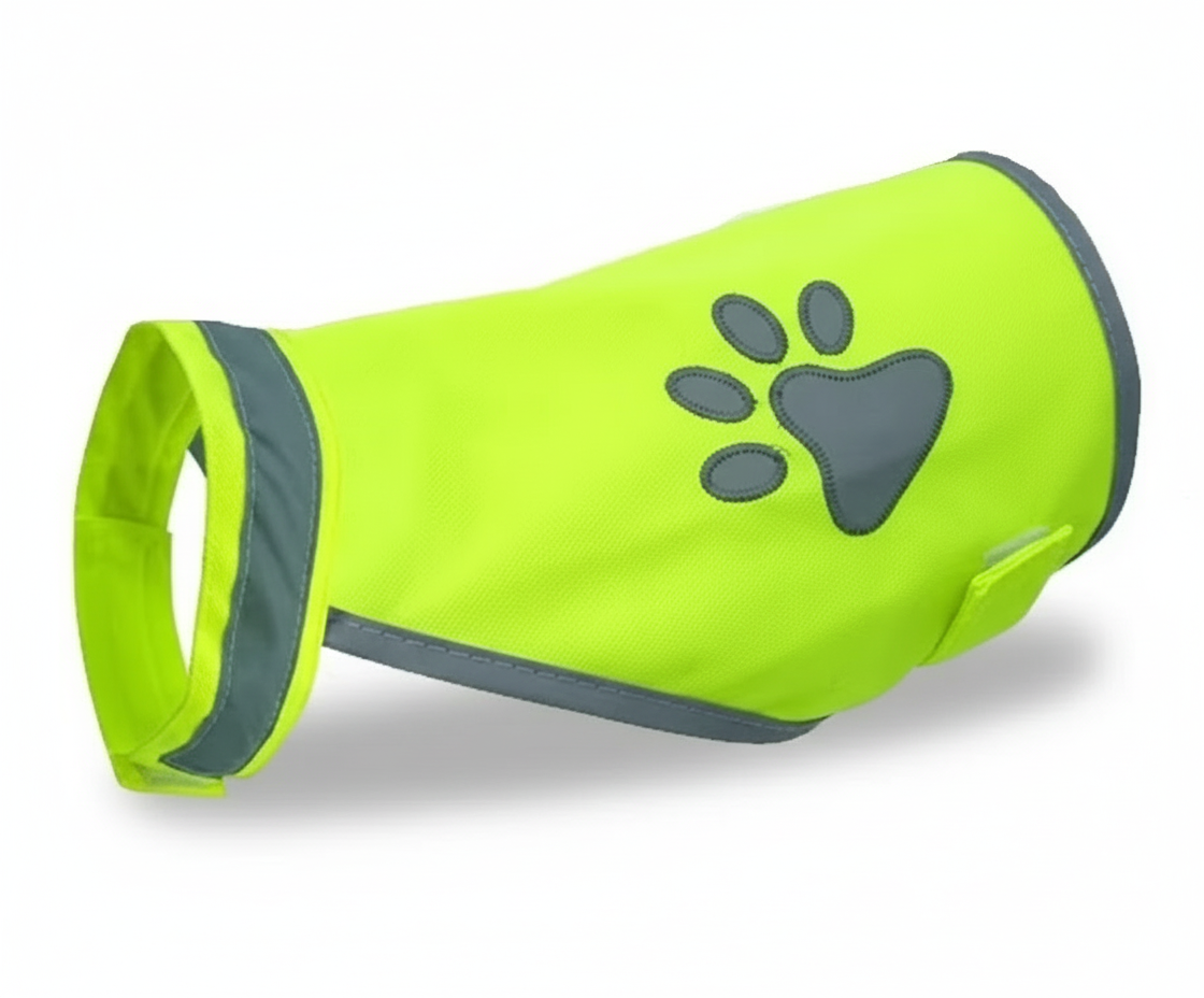 Reflexväst hund – Compact, Reflextäcke för Maximal Synlighet i Mörker | Lätt, Justerbar & Högreflekterande